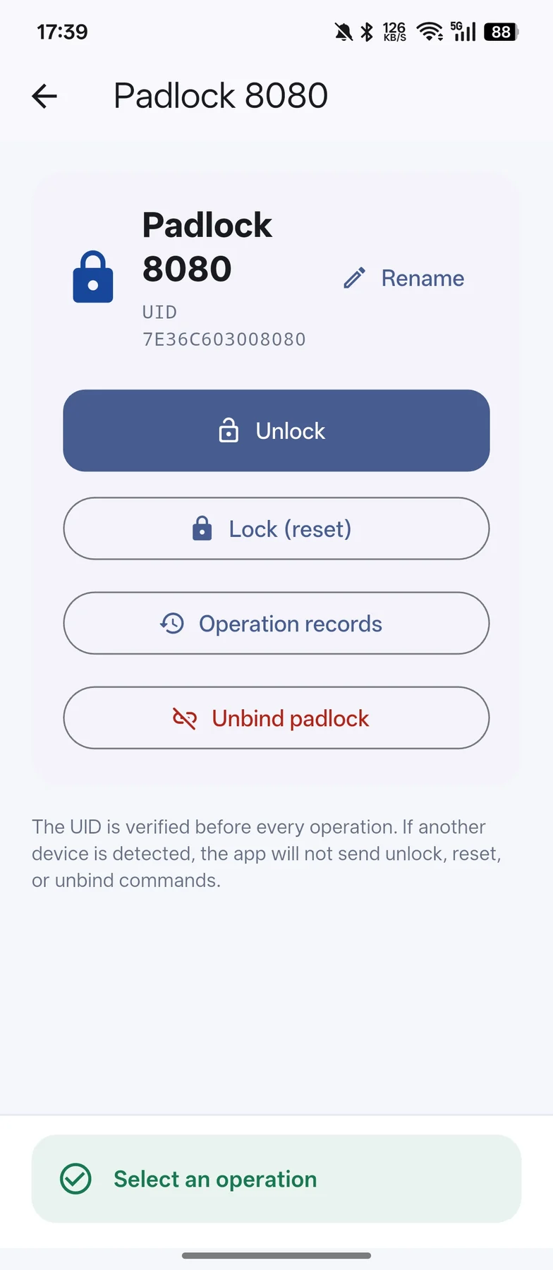 IPH2331 English app controls