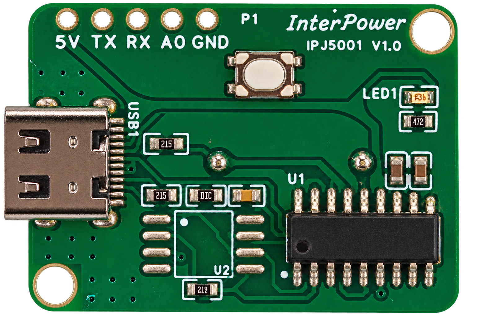IPJ5022 — USB Audio Playback PCBA